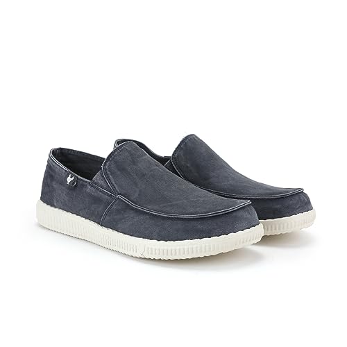 WALK IN PITAS | WP150 Slip ON Washed | Herren Mokassins | Flache Slipper für Männer | Slip on Loafer | Sneakers | Schlupfschuhe | Freizeitschuhe | Walkinpitas Schuhe | Periscope 41 von WALK IN PITAS
