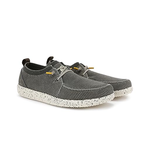 WALK IN PITAS | WP150 WALLABI Fly Washed | Herren Mokassins | Flache Slipper für Männer | Slip on Loafer | Sneakers | Schlupfschuhe | Freizeitschuhe | Walkinpitas Schuhe | Kaki 43 von WALK IN PITAS