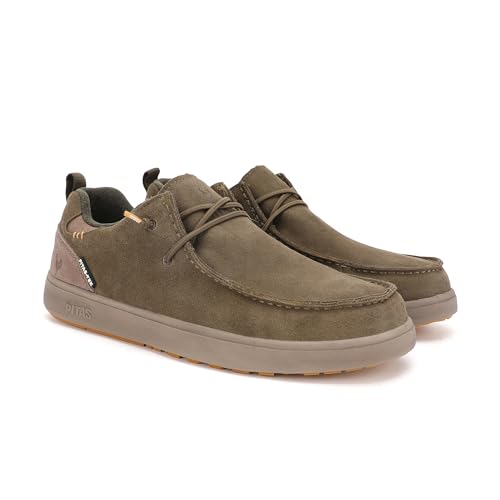 Walk IN PITAS | ARAL | PITAS Herren Wintermokassins | Mokassins Herren | Herrenschuhe | Freizeitschuhe | Walk in Pitas Winter | PITAS Herrenschuhe | PITAS Schuhe Herren Winter | Kaki 44 von WALK IN PITAS