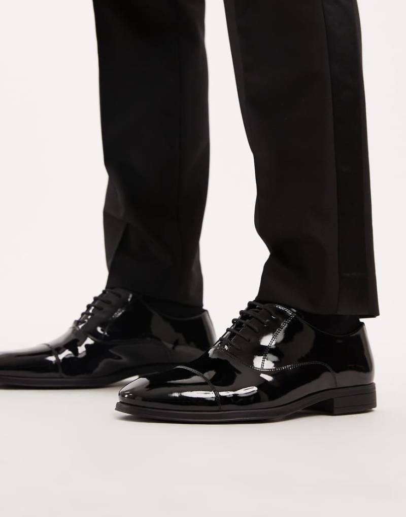 WALK LONDON - Oscar - Oxford-Schuhe in Schwarz mit Zehenkappe von WALK LONDON