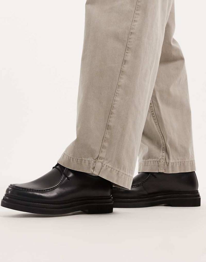 Walk London - Brooklyn - Schuhe in Schwarz mit abgenähtem Schuhblatt Walk London - Brooklyn - Schuhe in Schwarz mit abgenähtem Schuhblatt von WALK LONDON