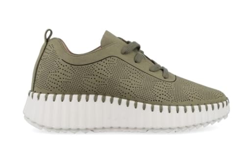 WALK & FLY AH-9837 A5 Sportschuhe für Damen, Khaki, kaki, 38 EU von WALK & FLY