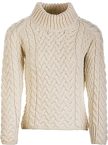 WALKER AND HAWKES Arrington - Damen Pullover aus Merinowolle - Perlfarben - S von WALKER AND HAWKES