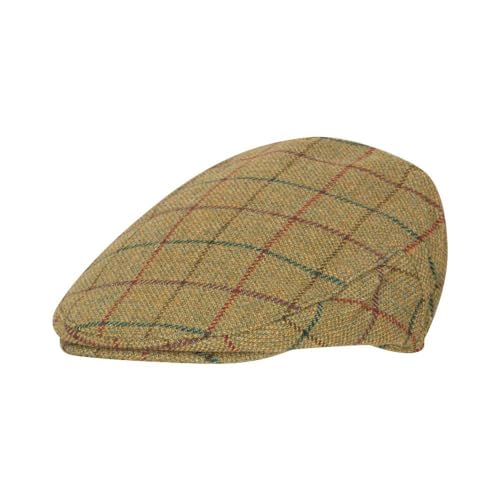 WALKER AND HAWKES - Cambridge - Unisex Schiebermütze aus Tweed - Country-Stil - Beigefarbener Tweed - 3XL (62cm) von WALKER AND HAWKES