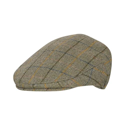 WALKER AND HAWKES - Cambridge - Unisex Schiebermütze aus Tweed - Country-Stil - Marineblauer Streifen - XL (60cm) von WALKER AND HAWKES