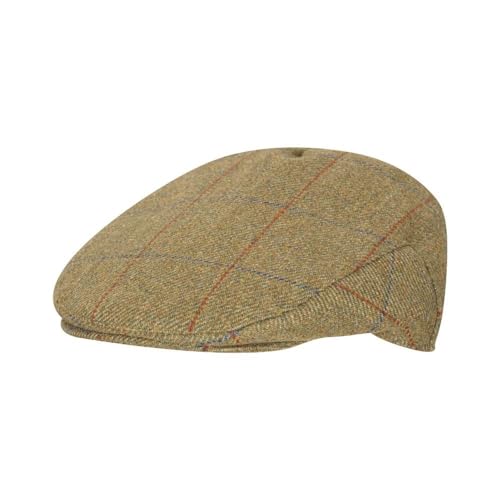 WALKER AND HAWKES - Cambridge - Unisex Schiebermütze aus Tweed - Country-Stil - Waldgrün - XL (60cm) von WALKER AND HAWKES