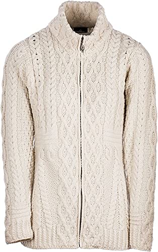 WALKER AND HAWKES Donna - Damen Pullover aus Merinowolle - Perlfarben - XS von WALKER AND HAWKES