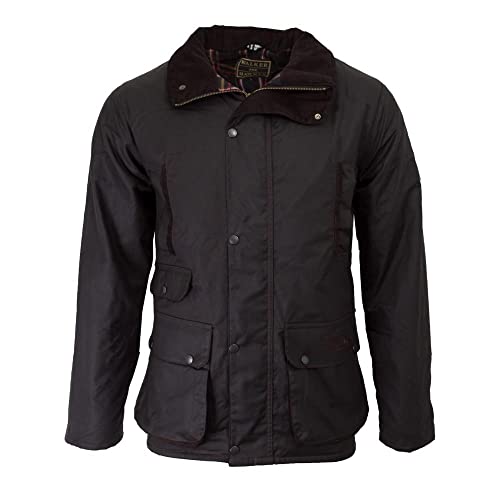 WALKER AND HAWKES Hawthorn - Herren Wachsjacke - leichte Wattierung WALKER AND HAWKES Hawthorn - Herren Wachsjacke - leichte Wattierung von WALKER AND HAWKES