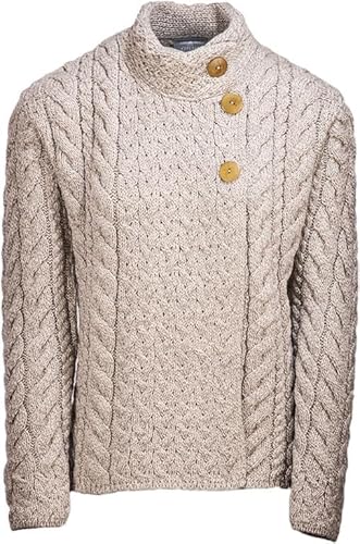 WALKER AND HAWKES Haymoor - Damen Pullover aus Merinowolle - Marmorgrau - M von WALKER AND HAWKES