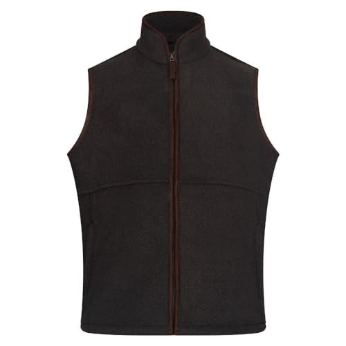 WALKER AND HAWKES - Herren Yeovil Fleeceweste - Charcoal - XXL WALKER AND HAWKES - Herren Yeovil Fleeceweste - Charcoal - XXL von WALKER AND HAWKES
