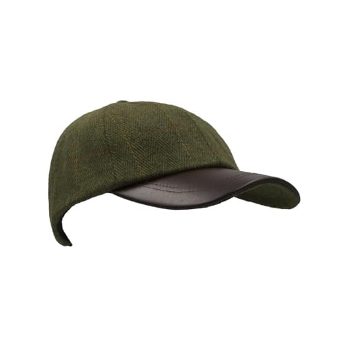 WALKER AND HAWKES Kinder Unisex-Baseballkappe aus Tweed - Schirm aus Leder - Country-Stil - Einheitsgröße WALKER AND HAWKES Kinder Unisex-Baseballkappe aus Tweed - Schirm aus Leder - Country-Stil - Einheitsgröße von WALKER AND HAWKES