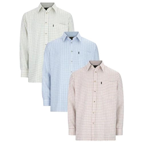 WALKER AND HAWKES - Men's Easy Care Murton Country Shirt - Assorted 3 Pack - XX-Large von WALKER AND HAWKES