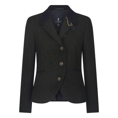 WALKER AND HAWKES Sasha - Damen Blazer aus Tweed - Winning Green - 40 von WALKER AND HAWKES