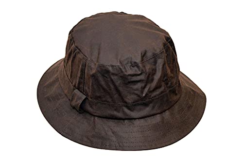 WALKER AND HAWKES - Hanford - Unisex Fischerhut gewachst - Braun - 3XL (62cm) WALKER AND HAWKES - Hanford - Unisex Fischerhut gewachst - Braun - 3XL (62cm) von WALKER AND HAWKES