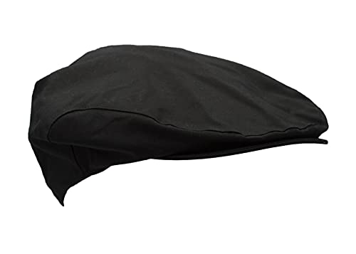 WALKER AND HAWKES - Unisex Schiebermütze - gewachst - Country-Stil - Schwarz - XS (56 cm) von WALKER AND HAWKES