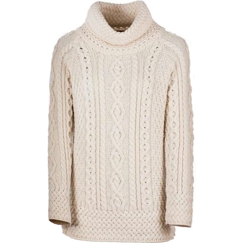 WALKER AND HAWKES Whitemore - Damen Pullover aus Merinowolle - Perlfarben - M von WALKER AND HAWKES