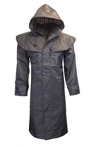 Walker & Hawkes - Outdoor Country Midland Cape with Detachable Hood - Navy - XX-Large von WALKER AND HAWKES