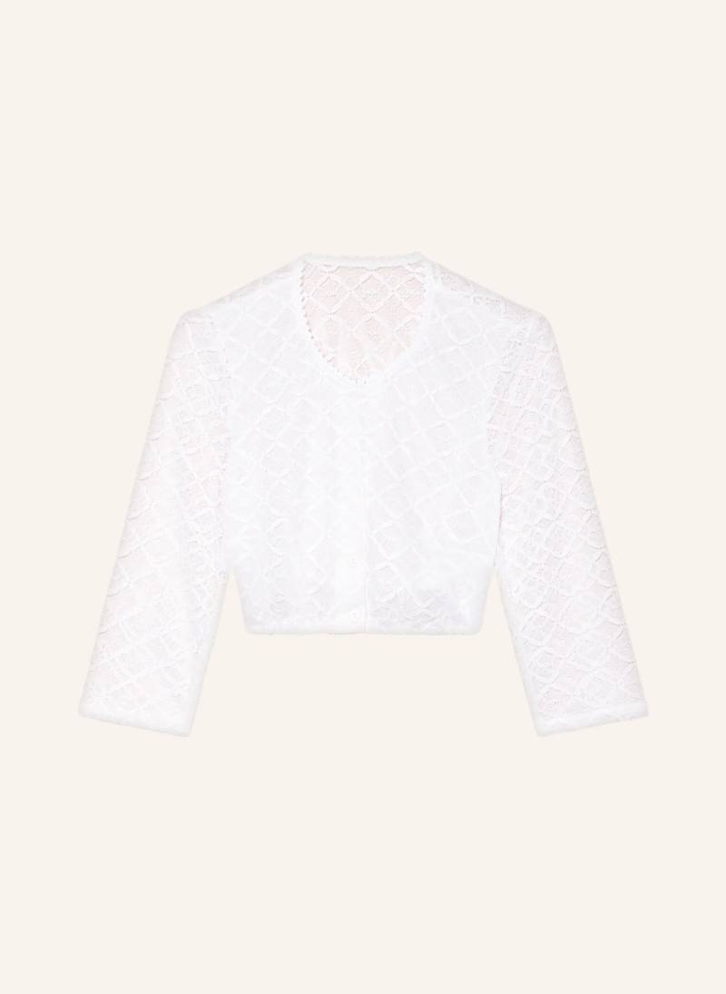 Waldorff Dindlbluse Aus Spitze Mit 3/4-Arm weiss von WALDORFF