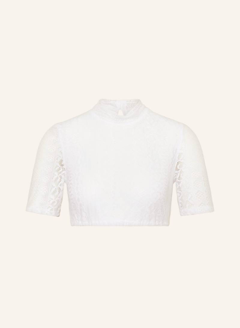 Waldorff Dirndlbluse Aus Spitze weiss von WALDORFF
