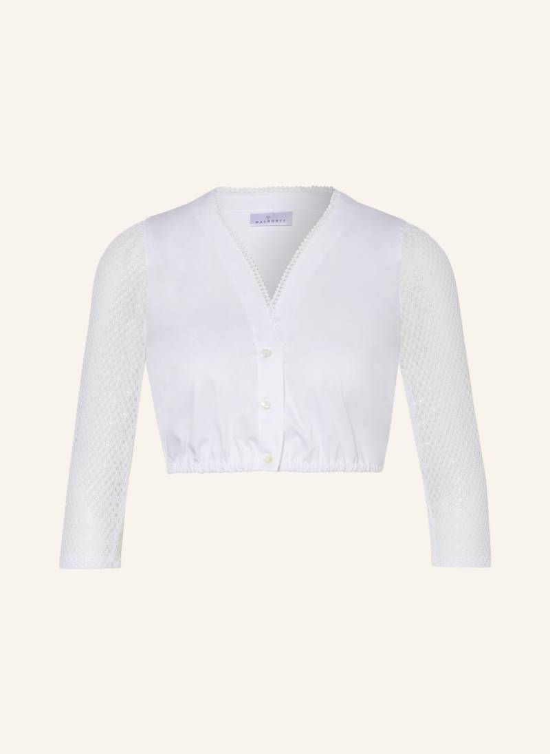 Waldorff Dirndlbluse Mit 3/4-Arm weiss von WALDORFF