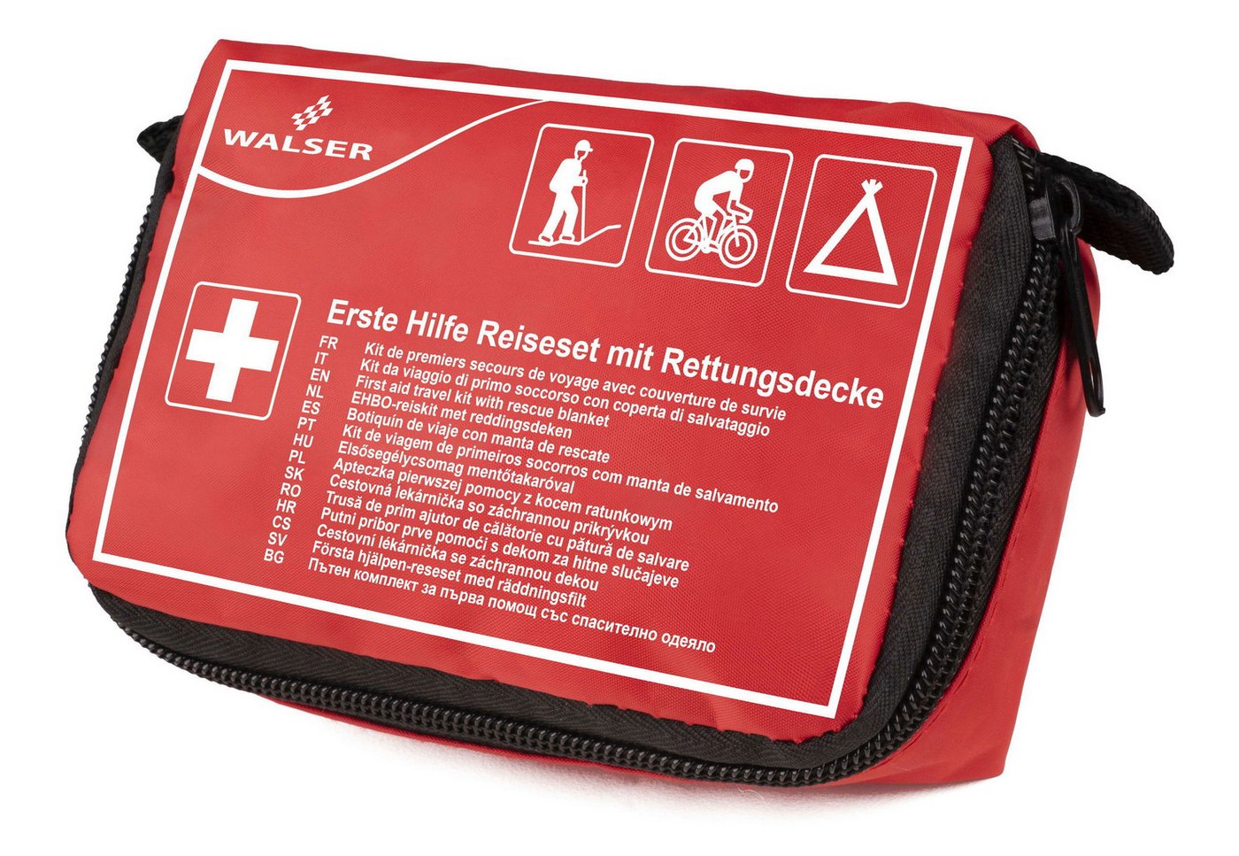 WALSER KFZ-Verbandkasten Erste Hilfe Reise Set + Rettun, (1 Set) von WALSER