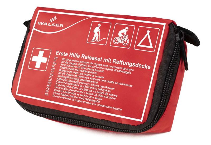 WALSER KFZ-Verbandkasten Erste Hilfe Reise Set + Rettun, (1 Set) von WALSER
