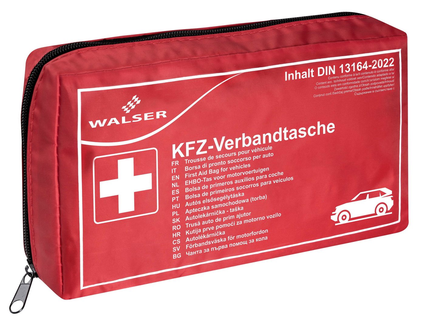 WALSER KFZ-Verbandkasten KFZ Verbandstasche, (1 Stück) von WALSER