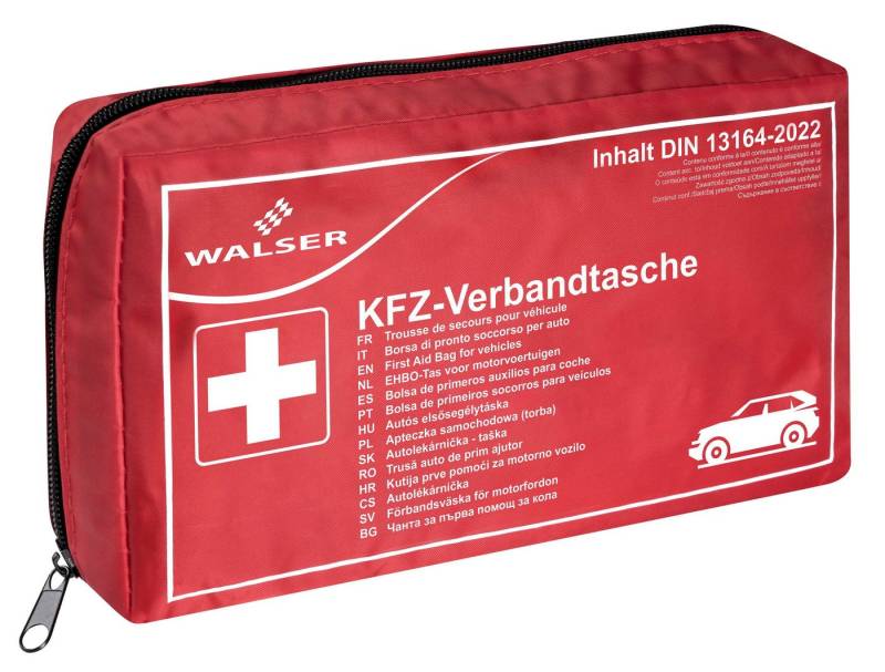 WALSER KFZ-Verbandkasten KFZ Verbandstasche, (1 Stück) von WALSER