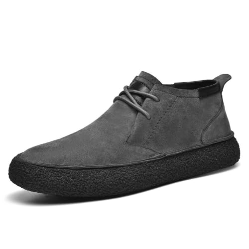 Aurello Wildleder-Sneaker, Oxford-Schuhe für Herren, formelle Schuhe für Herren, weite Passform, leichter Wanderschuh, grau, 46 EU Aurello Wildleder-Sneaker, Oxford-Schuhe für Herren, formelle Schuhe für Herren, weite Passform, leichter Wanderschuh, grau, 46 EU von WAMIZEU