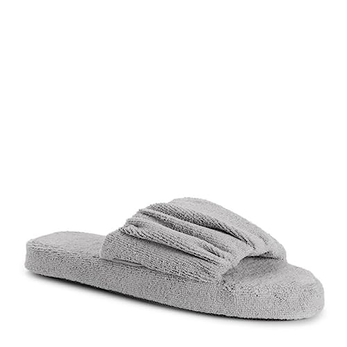 Damen Frottee-Pantoffel, hellgrau, 38 von WANAM