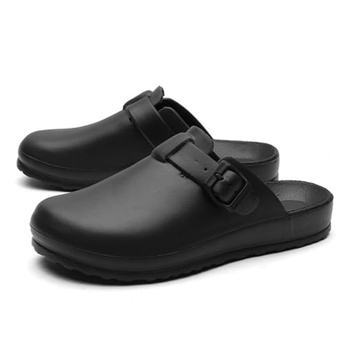 Herren Sandalen Clogs Unisex Hausschuhe Strand Flach Männliche Ärzte Krankenpflege Clogs Frauen Männer Sommer Hausschuhe von WANAM