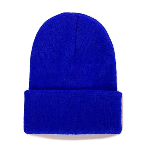Neue Unisex Multicolor Herbst Winter Beanie Hut Männer Basic Beanie Frauen Weiche Strickmütze Elegante Streetwear Kappe von WANAM