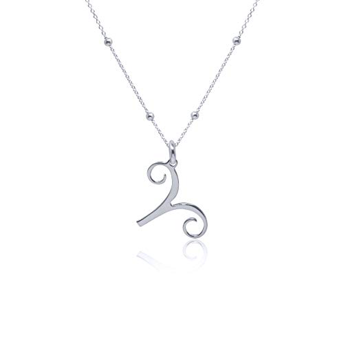 WANDA PLATA Kette Sternzeichen Widder für Damen 925er Sterlingsilber, Horoskop Anhänger, Astrologie (Widder) von WANDA PLATA