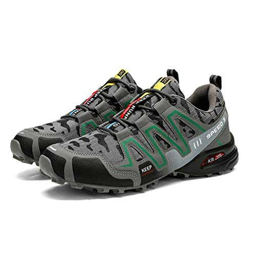 Herren-Bergschuhe, Trekking-Schuhe, Trail Running, atmungsaktiv, Wanderschuhe, rutschfest, Kletterschuhe, Speedcross 3., Speed3 Cpgray Com 43, 43 EU von WANDER EU