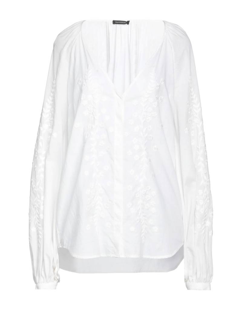 WANDERING Hemd Damen Weiß von WANDERING