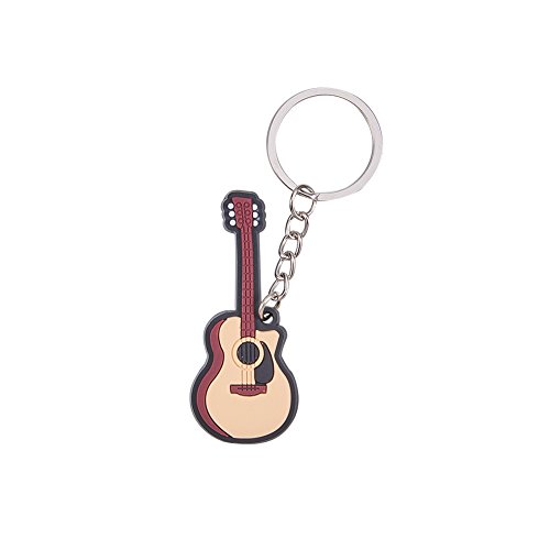 WANDIC Gitarre Schlüsselanhänger, 1 STÜCK Kreative Helle Farbe Musikinstrument Schlüsselschnalle Schlüsselanhänger Abbildung Für Geschenk Dekoration Gitarre WANDIC Gitarre Schlüsselanhänger, 1 STÜCK Kreative Helle Farbe Musikinstrument Schlüsselschnalle Schlüsselanhänger Abbildung Für Geschenk Dekoration Gitarre von WANDIC