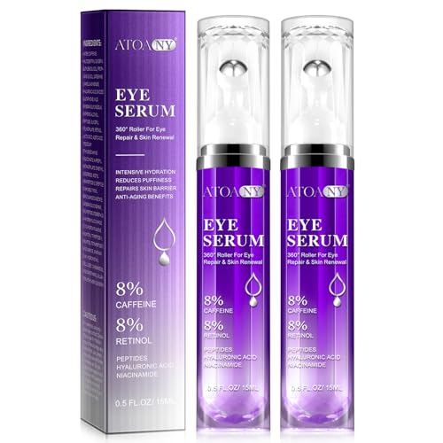 15 ml Augenkonturserum mit 8% Koffein, für Augenringe und Schwellungen, Falten und feine Linien, Anti-Falten, Anti-Tasche und Concealer, reine Hyaluronsäure und Koffein für Frauen und Männer (2 Stück) 15 ml Augenkonturserum mit 8% Koffein, für Augenringe und Schwellungen, Falten und feine Linien, Anti-Falten, Anti-Tasche und Concealer, reine Hyaluronsäure und Koffein für Frauen und Männer (2 Stück) von WANFAER