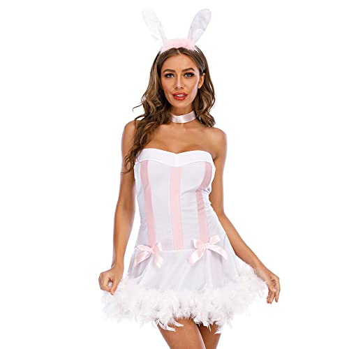 Lingerie for Women Set Sexy Dessous Uniform Versuchung Anzug Cosplay Bunny Girl Sexy Tube Top Kleid-A_M Lingerie for Women Set Sexy Dessous Uniform Versuchung Anzug Cosplay Bunny Girl Sexy Tube Top Kleid-A_M von WANFJ