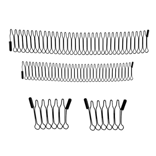 4 Stück Haarreif Männer, Haarreifen Damen, Zick Zack Haarreif, Elastisch Metall Gewelltes Haarband, Styling Tool Mini Bangs Holder Unsichtbare, für Outdoor, Sport, Unisex Gebrochenes Haar von WANGENPING