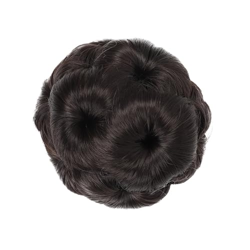 Haarknoten Synthese Klaue Clip Chignon Verlängerung Clip in Haar Frauen Haarteil Lockiges Haar Dutt Mode Haar Tasche Haar Verlängerung Haar bandss Chignon-Haarteile(C) von WANGHAI-666