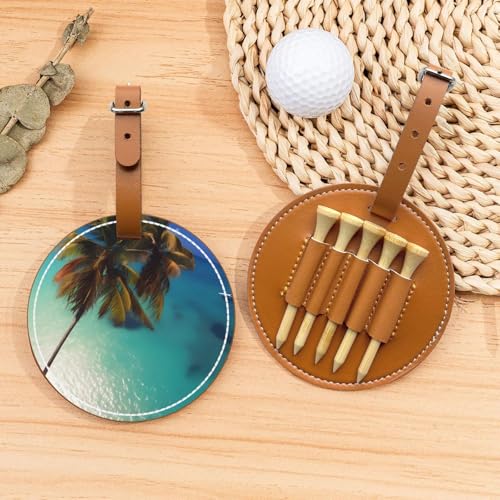 Beach Coconut Sunshine Golf Tees Organizer-Tasche – vielseitige braune Gürtelclip-Sporttasche – leichte und einfach zu tragende Aufbewahrungsbox Beach Coconut Sunshine Golf Tees Organizer-Tasche – vielseitige braune Gürtelclip-Sporttasche – leichte und einfach zu tragende Aufbewahrungsbox von WANGLO
