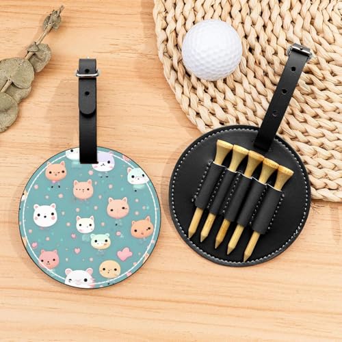 Cute Fox Golftees Organizer-Tasche – vielseitige schwarze Gürtelclip-Sporttasche – leichte und einfach zu tragende Aufbewahrungsbox Cute Fox Golftees Organizer-Tasche – vielseitige schwarze Gürtelclip-Sporttasche – leichte und einfach zu tragende Aufbewahrungsbox von WANGLO