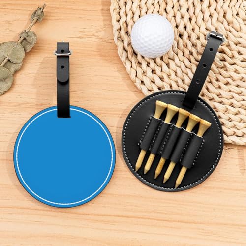 Einfarbige blaue Golftee-Organizer-Tasche – vielseitige schwarze Gürtelclip-Sporttasche – leicht und einfach zu transportierende Aufbewahrungsbox Einfarbige blaue Golftee-Organizer-Tasche – vielseitige schwarze Gürtelclip-Sporttasche – leicht und einfach zu transportierende Aufbewahrungsbox von WANGLO