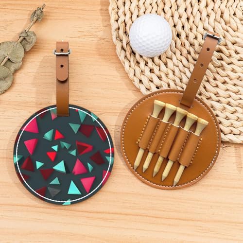 Golftee-Organizer-Tasche mit dreieckigem Muster, vielseitige braune Gürtelclip-Sporttasche, leicht und einfach zu transportierende Aufbewahrungsbox Golftee-Organizer-Tasche mit dreieckigem Muster, vielseitige braune Gürtelclip-Sporttasche, leicht und einfach zu transportierende Aufbewahrungsbox von WANGLO