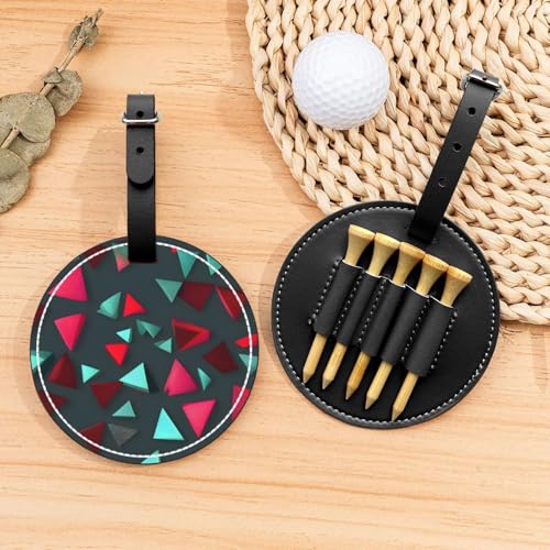 Golftee-Organizer-Tasche mit dreieckigem Muster, vielseitige schwarze Gürtelclip-Sporttasche, leicht und einfach zu transportierende Aufbewahrungsbox Golftee-Organizer-Tasche mit dreieckigem Muster, vielseitige schwarze Gürtelclip-Sporttasche, leicht und einfach zu transportierende Aufbewahrungsbox von WANGLO