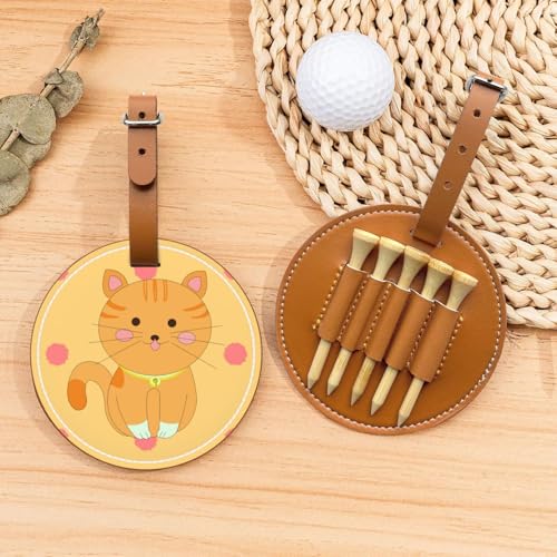 Niedliche Cartoon-Kätzchen-Golftee-Organizer-Tasche – vielseitige braune Gürtelclip-Sporttasche – leichte und einfach zu tragende Aufbewahrungsbox Niedliche Cartoon-Kätzchen-Golftee-Organizer-Tasche – vielseitige braune Gürtelclip-Sporttasche – leichte und einfach zu tragende Aufbewahrungsbox von WANGLO