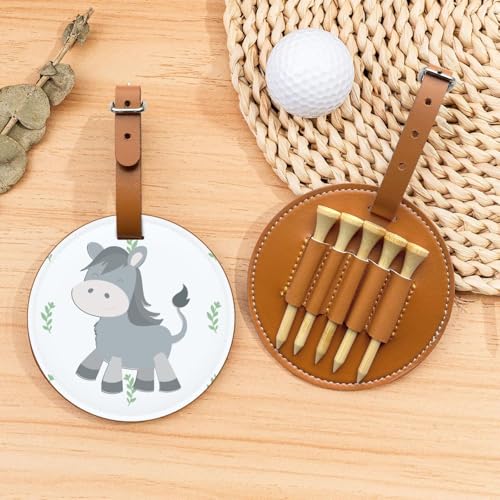 Smiling Donkey Golftees Organizer-Tasche – vielseitige braune Gürtelclip-Sporttasche – leichte und einfach zu tragende Aufbewahrungsbox Smiling Donkey Golftees Organizer-Tasche – vielseitige braune Gürtelclip-Sporttasche – leichte und einfach zu tragende Aufbewahrungsbox von WANGLO