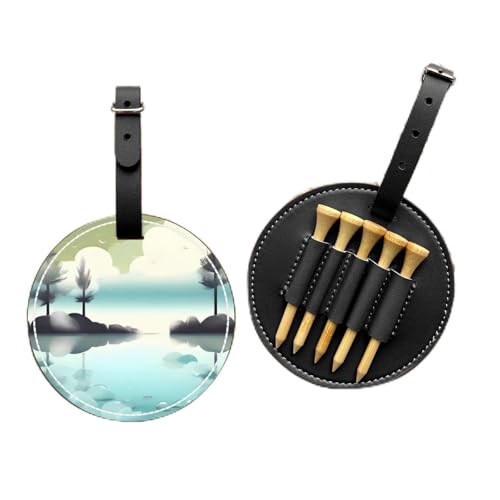 Tranquil Lakes Golftees Organizer-Tasche – vielseitige schwarze Gürtelclip-Sporttasche – leichte und einfach zu tragende Aufbewahrungsbox Tranquil Lakes Golftees Organizer-Tasche – vielseitige schwarze Gürtelclip-Sporttasche – leichte und einfach zu tragende Aufbewahrungsbox von WANGLO