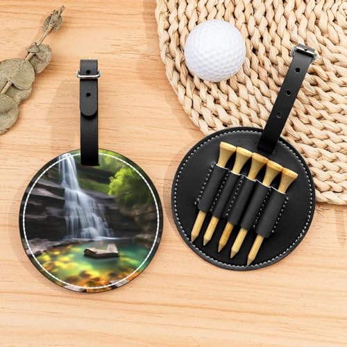 Waterfall Views Golftees Organizer-Tasche – vielseitige schwarze Gürtelclip-Sporttasche – leichte und einfach zu tragende Aufbewahrungsbox Waterfall Views Golftees Organizer-Tasche – vielseitige schwarze Gürtelclip-Sporttasche – leichte und einfach zu tragende Aufbewahrungsbox von WANGLO