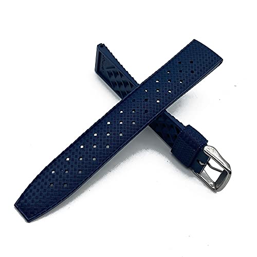 WANGMUMU Tropischer Fluor -Gummi -Uhrengurt 20mm kompatibel for Seiko SRP777J1 Schauen Sie Sich das wasserdichte Armband -Armband 22 mm for Männer an. Going von WANGMUMU
